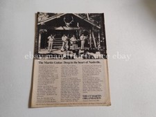 Martin Guitar ad clipping USA