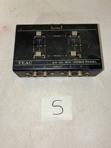 Vintage teac mix down - ax-20, mix-down