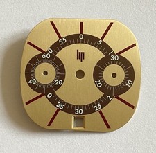 NEUF CADRAN MONTRE MARQUE LIP CHRONOGRAPH @ 25,8 * 28 MM DIAL @ CHRONO VALJOUX