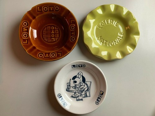 Lot cendriers ceramique - cendriers,