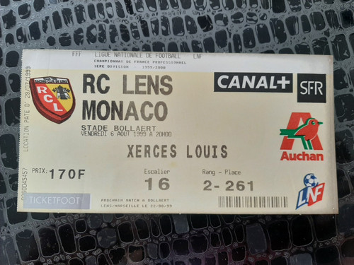 Ticket foot lens - foot,