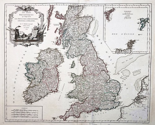 Carte angleterre d - carte, d'Écosse