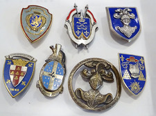 Lot insignes Arme Blindée Cavalerie  Dragons,  Hussards