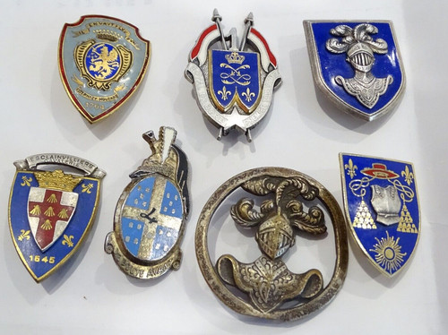 Lot insignes arme blindée - insignes,