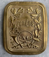 Plaque garde forestier