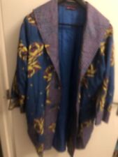 Manteau Chacok molletonné imprimé dominant bleu T40