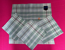 4 grands mouchoirs en pur fil  coton de Cholet 50 cm x 50 cm  réf M19