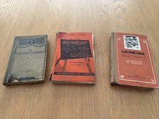 3 Livres Anciens Manuels