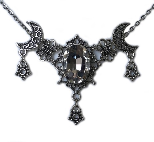 Moon star silver filigree - star,