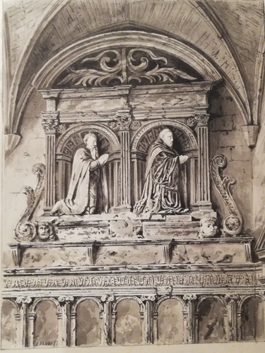 Dessin aquarelle retable - retable, —