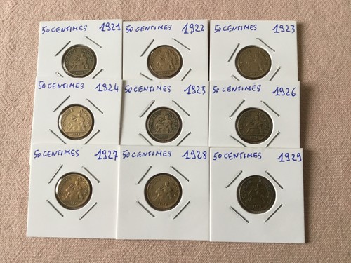 France pieces centimes - 9,