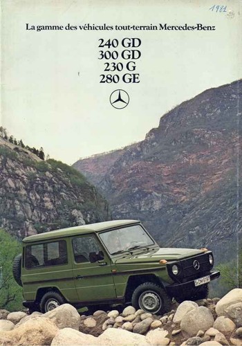 Catalogue brochure mercedes - brochure,