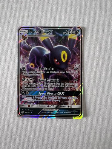 Carte pokemon noctali - carte, gx