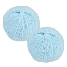 2 pelotes fil mohair lace bleu