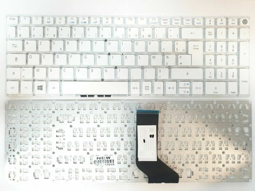 Clavier français azerty blanc - français,