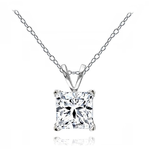 Argent sterling 7mm carré - argent,