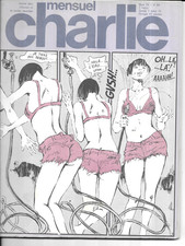CHARLIE MENSUEL  NUMERO 86  DE 1976  PAFAIT ETATgébé cabu cavanna reiser wolinsk