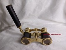 Télescope monoculaire en cuir jumelles en laiton cadeau jumelles vintage...