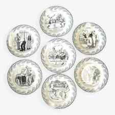 Série de 7 Assiettes