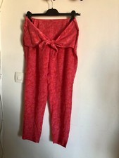 Pantalon soie imprimé