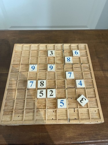 Sudoku bois vintage - sudoku, en