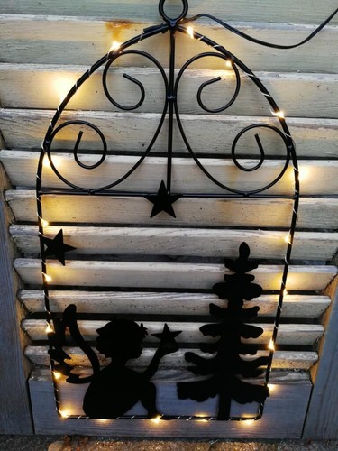 Fenêtre led ange décoration - fenêtre,
