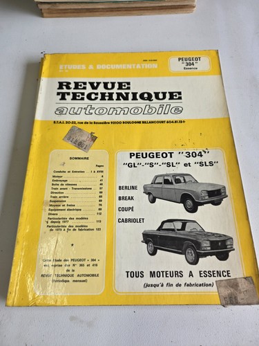 Revue technique automobile - technique,