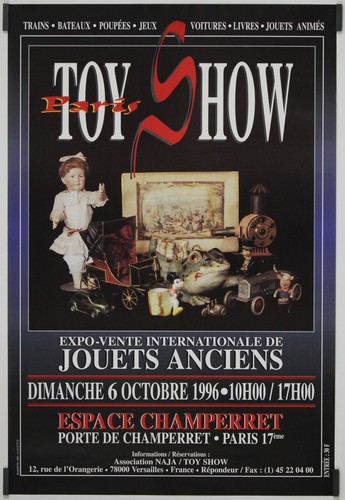 Toys show paris - toys, affiche