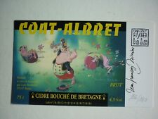 étiquette de cidre, dessin