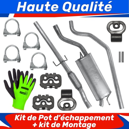 Kit pot échappement pour - kit,