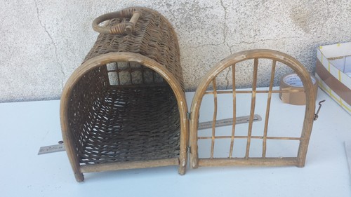 Ancien panier vintage - , rotin