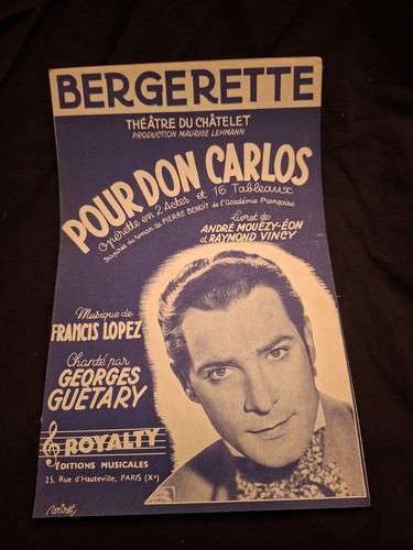 Partition bergerette pardon - bergerette,