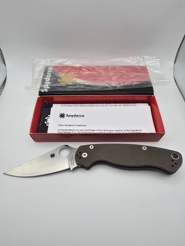 Spyderco c81gpbn2 paramilitary - spyderco,