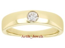 Bague En Argent Plaqué Or 14K