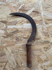 Faucille Outil ancien serpe serpette agricole ferme scie  herboriste jardin (1