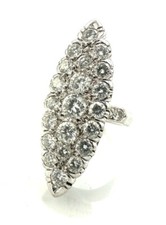 MAGNIFIQUE BAGUE OR 18 CARATS - Marquise Diamants 2,45 carat - 8,47 g