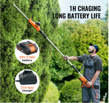 Taille-Haie à Batterie 20V Sans Fil Lame en Acier à Double Tranchant  Coupe Haie