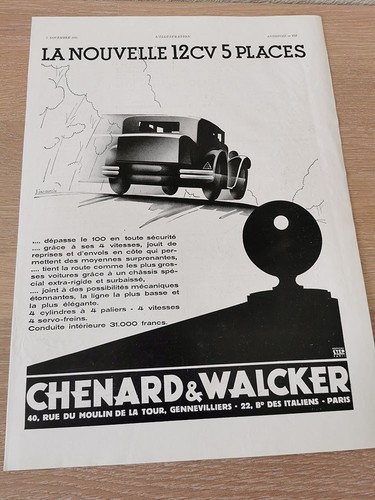 Chenard walker 1931 jean - &,