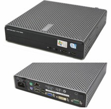 Dell OptiPlex FX160 Mini PC 80GB SATA HDD 2 Go SSD Doc Module 2GB DDR2 RAM #O32