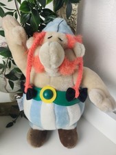 Peluche Obélix Astérix et Obélix - Doudou Ancien / Vintage - Avec son casque et
