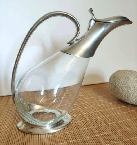 Carafe aiguière verre et - en,