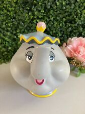 1224⚜️ Tirelire Théière La Belle et la Bête Madame Samovar Disney