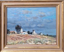 Jean Rigaud (1912-1999) - Noirmoutier Moulin à La Guèrinière