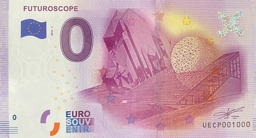 Billet euro futuroscope - billet,