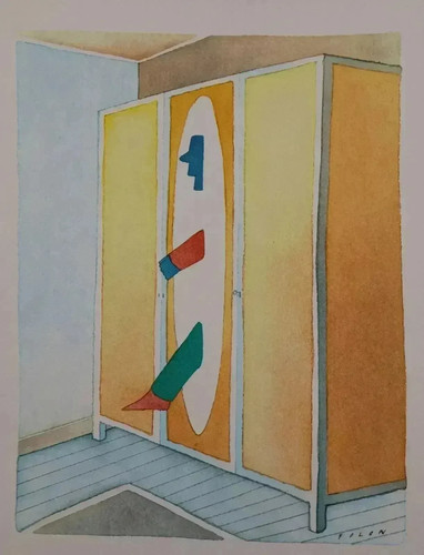 Jean michel folon - folon, chemin