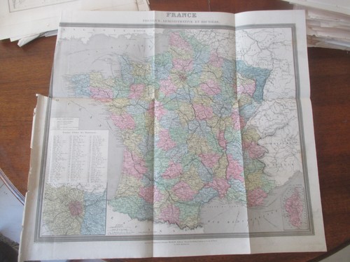 Ancienne carte migeon france - migeon,