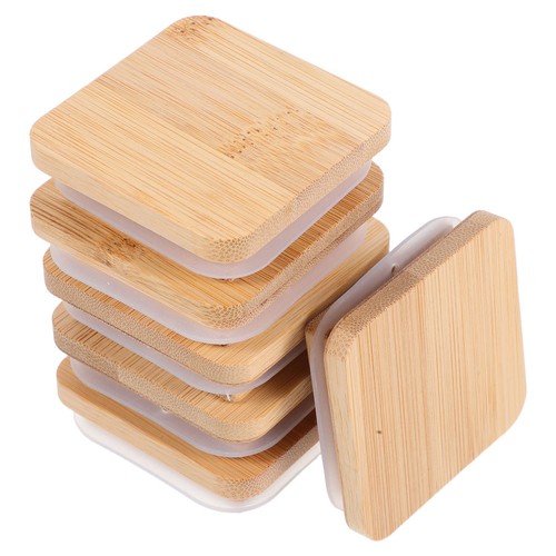Lot couvercles en bois - , 6