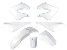 Kit 7 carénages blanc Derbi Senda, Gilera SMT, RCR (2000 à 2010) - fairings