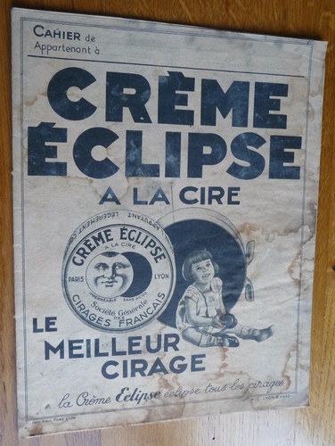Ancien protège cahier - ancien, protège-cahier