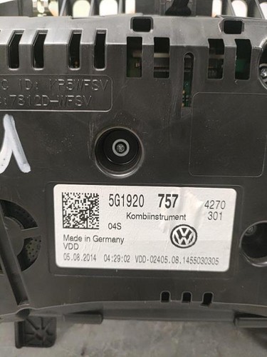 Compteur volkswagen golf - volkswagen,